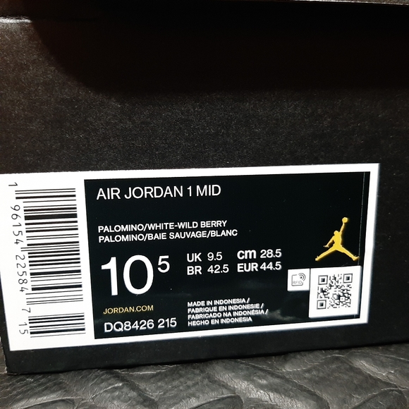 Air Jordan 1 Mid 'Palomino' DQ8426-215 size 10.5 - Picture 8 of 8